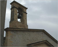 Vue du clocher du temple